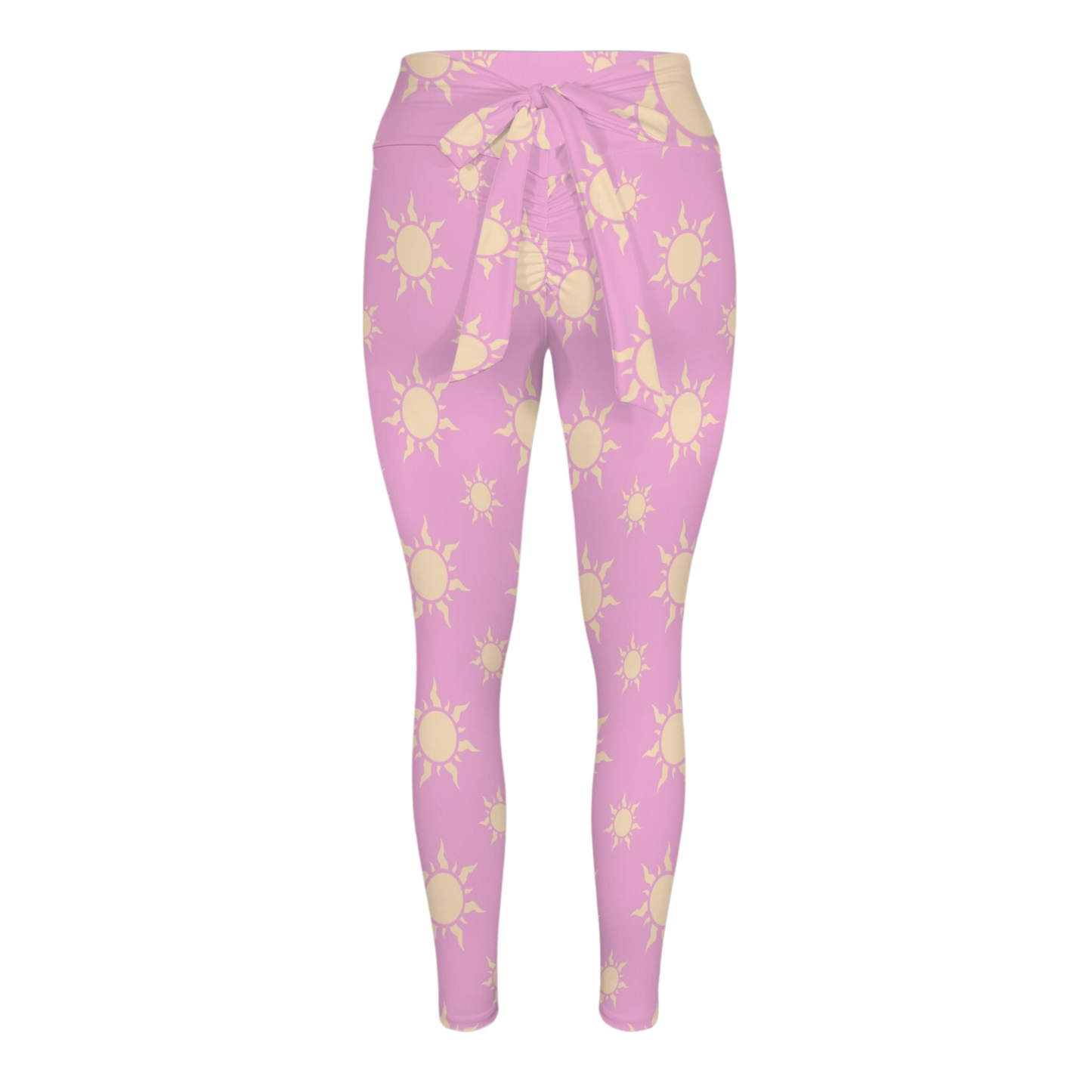 Lilac Suns Bow Yoga Leggings