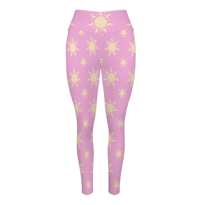 Lilac Suns Bow Yoga Leggings