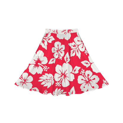 Ohana Hibiscus Midi Skirt