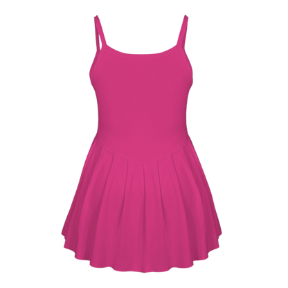 Lots O' Pink Pleat Skirt Active Dress