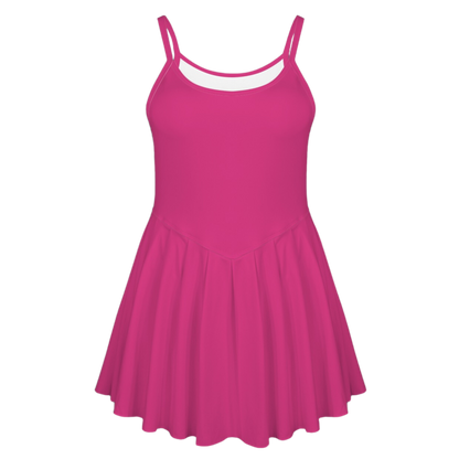 Lots O' Pink Pleat Skirt Active Dress