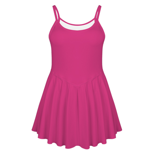 Lots O' Pink Pleat Skirt Active Dress