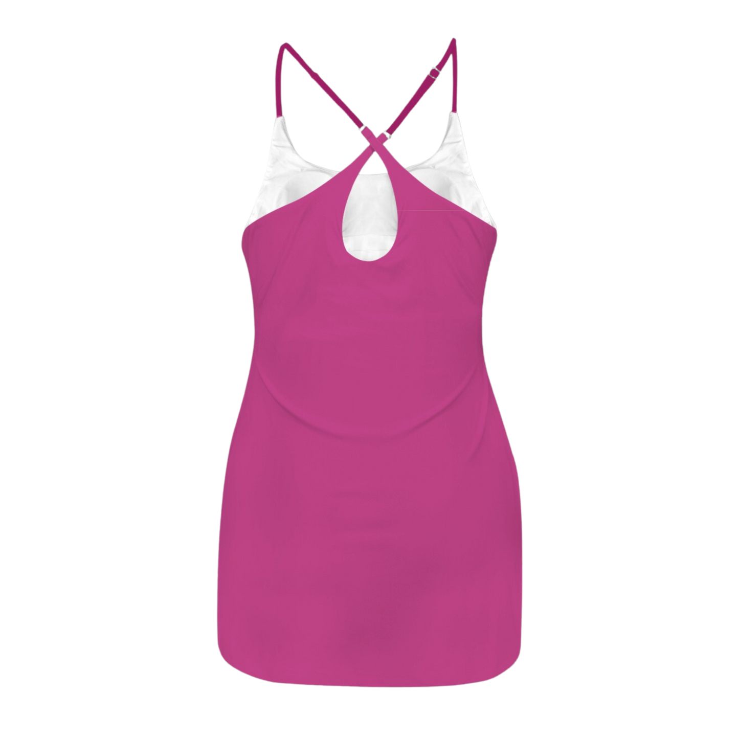 Madam Fushia Criss Cross Back Active Dress