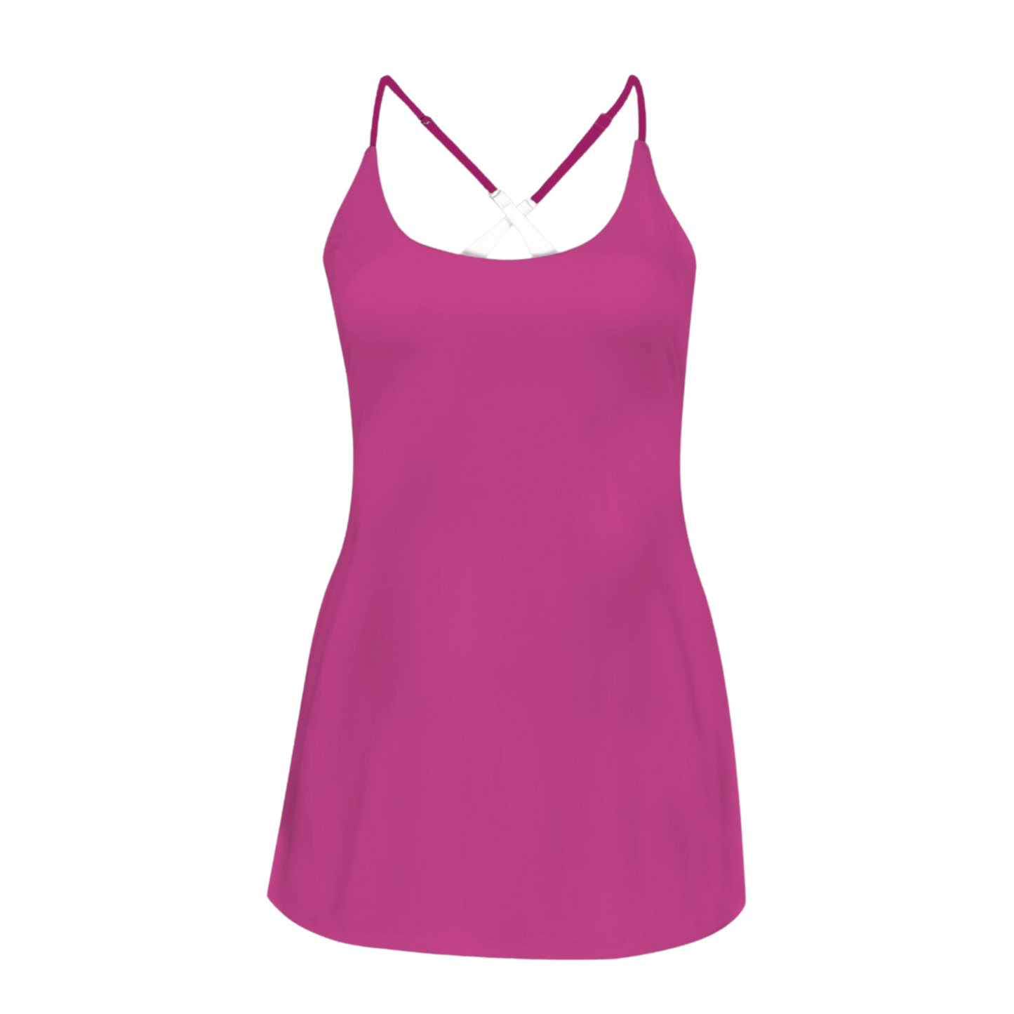 Madam Fushia Criss Cross Back Active Dress