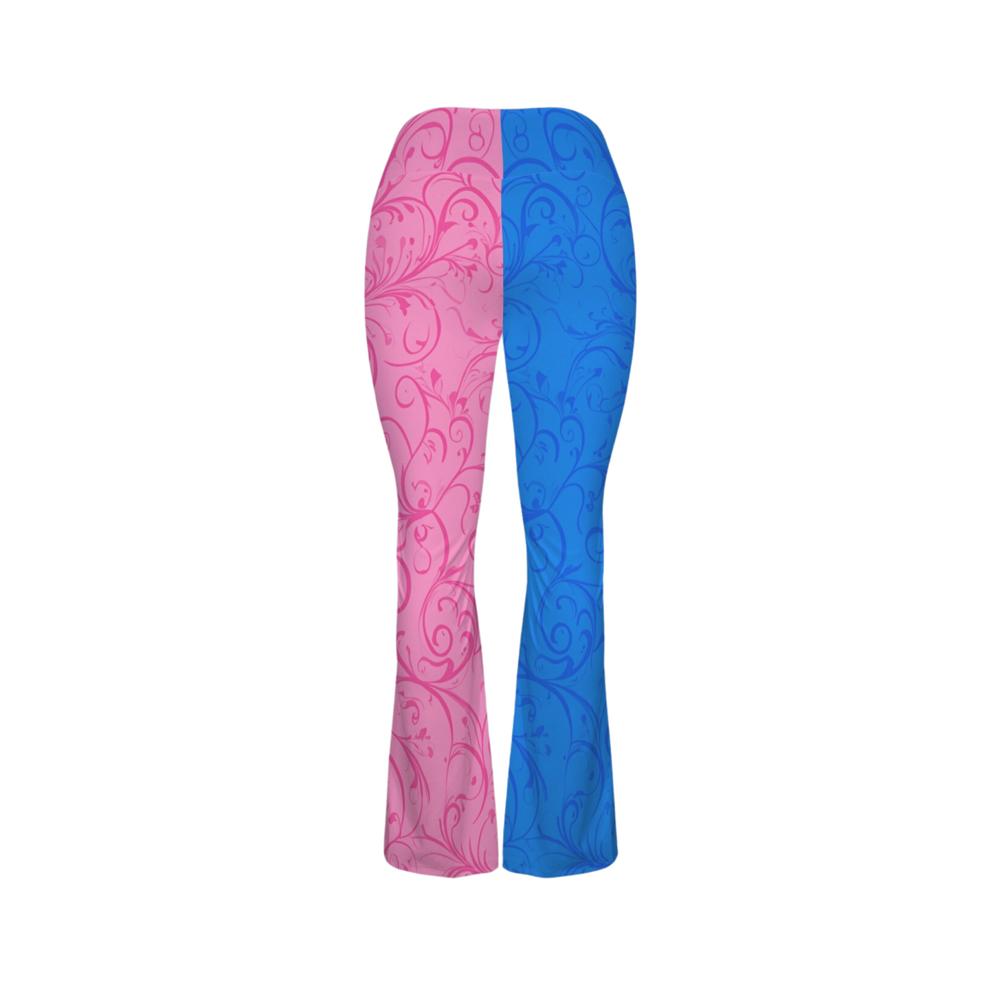 Make It Pink, Make It Blue Flare Yoga Pants