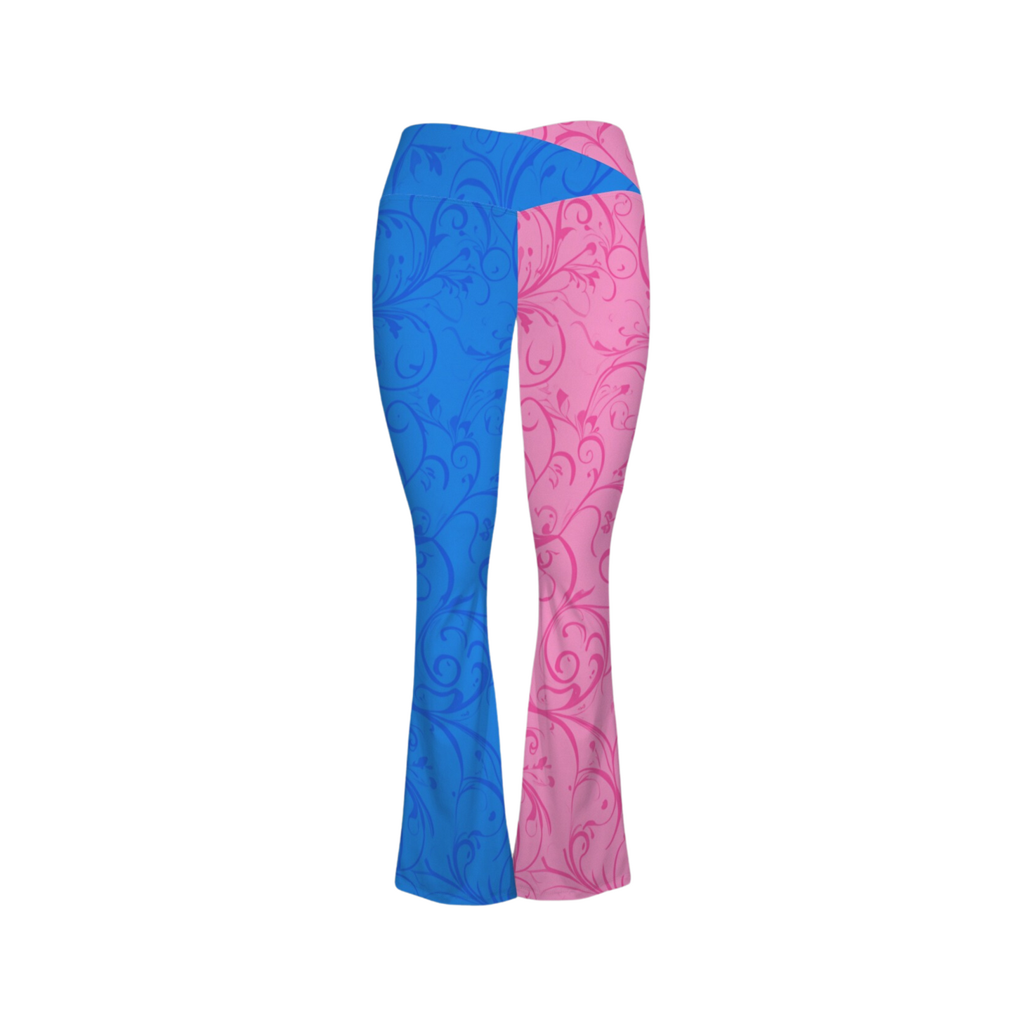 Make It Pink, Make It Blue Flare Yoga Pants