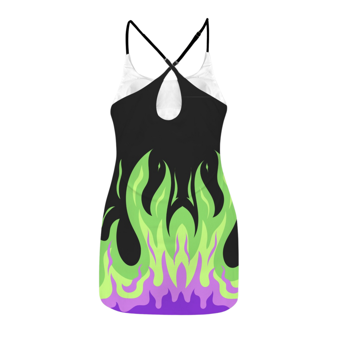 Mistress Flame Criss Cross Back Active Dress