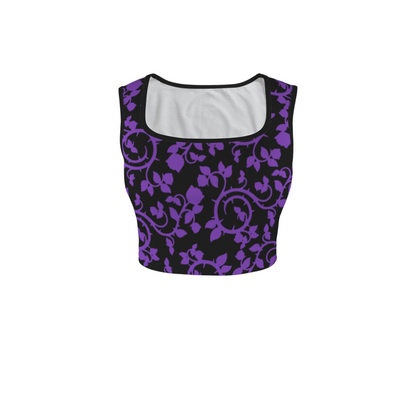 Mal Thorns Square Neck Crop Top