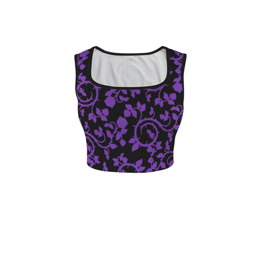 Mal Thorns Square Neck Crop Top
