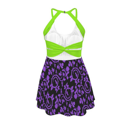 Mal Thorns Open Back Flare Skirt Active Dress