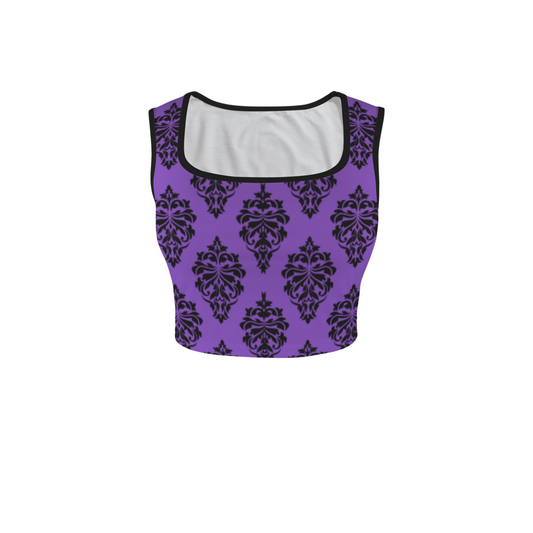 Mansion Square Neck Crop Top