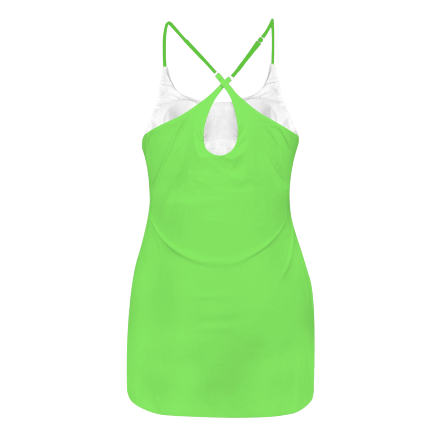 Mike W Green Criss Cross Back Active Dress