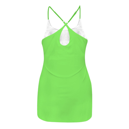 Mike W Green Criss Cross Back Active Dress