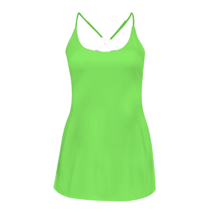 Mike W Green Criss Cross Back Active Dress