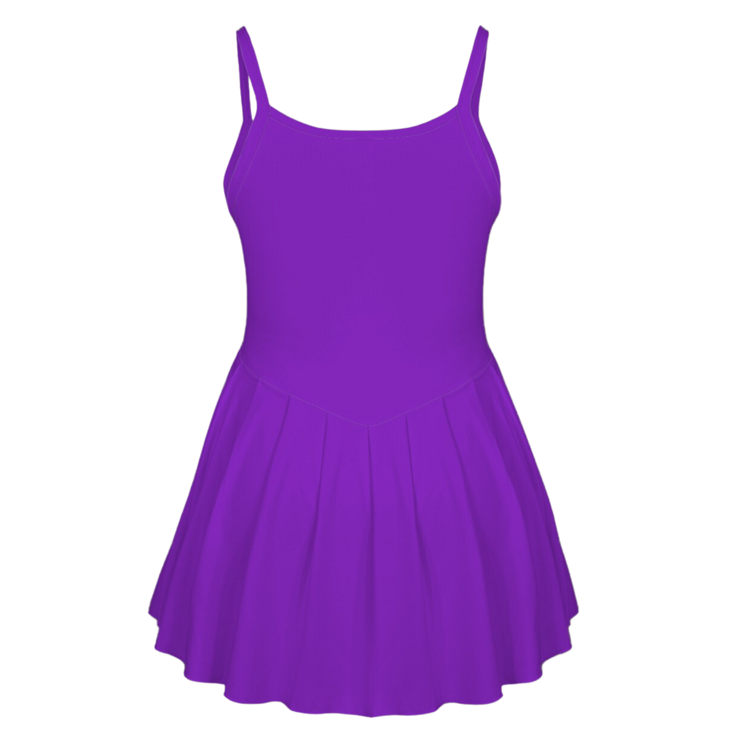 Mistress of Evil Purple Pleat Skirt Active Dress