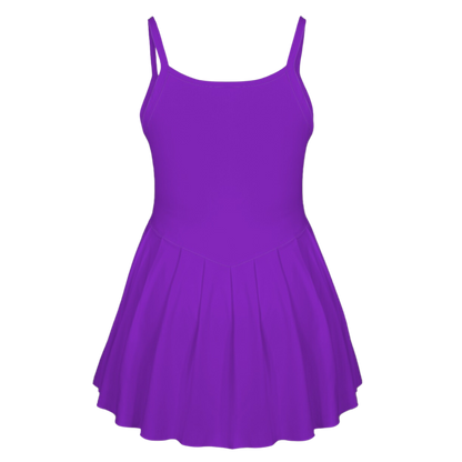 Mistress of Evil Purple Pleat Skirt Active Dress