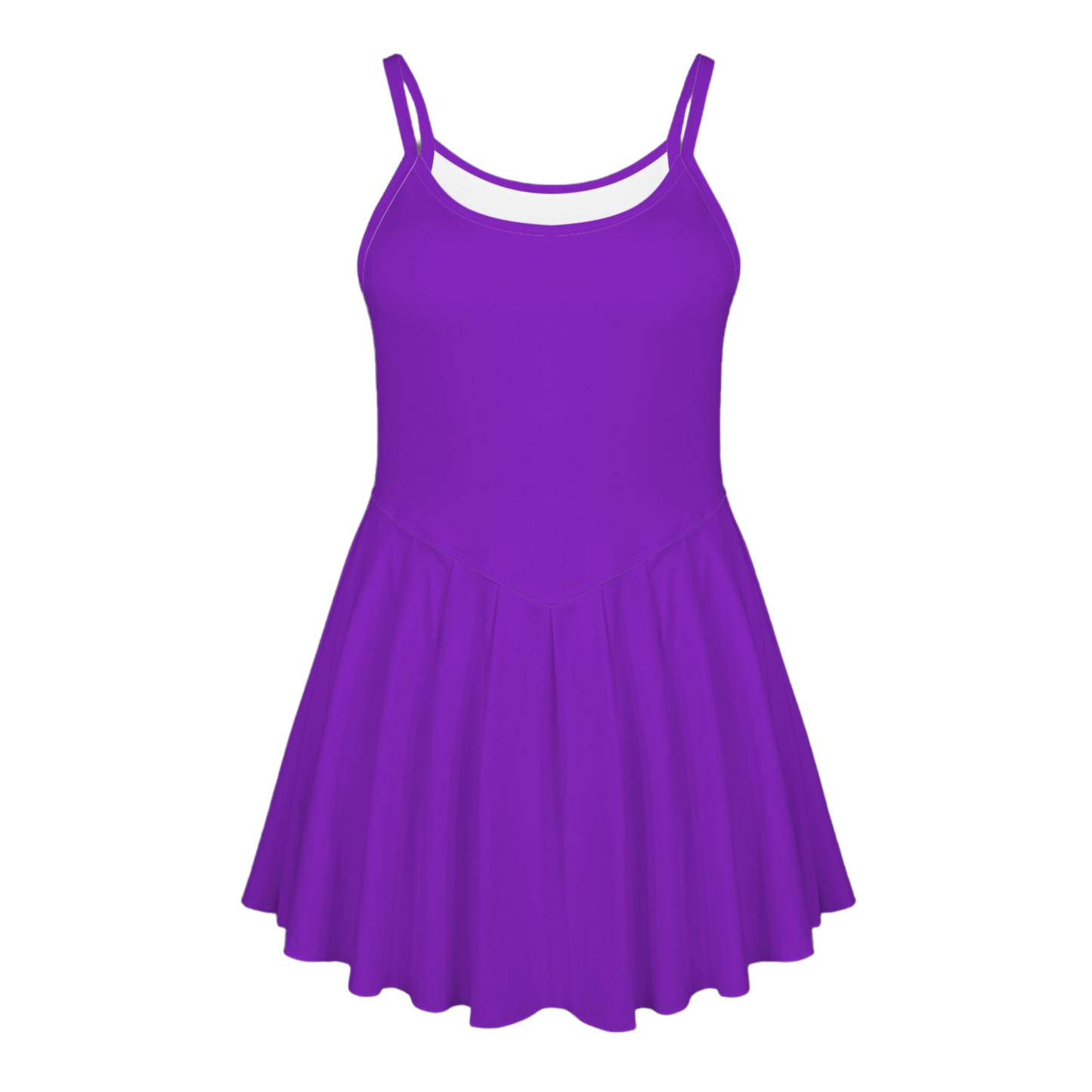 Mistress of Evil Purple Pleat Skirt Active Dress