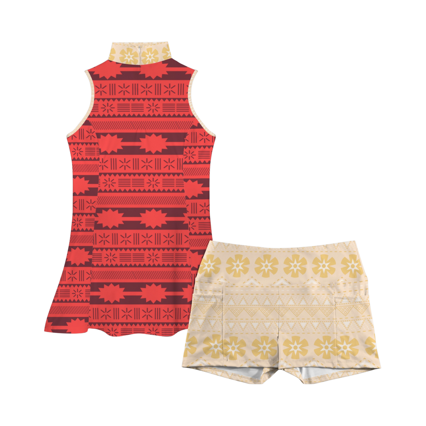 Moana Collared Active Dress