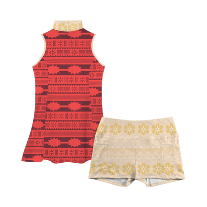 Moana Collared Active Dress