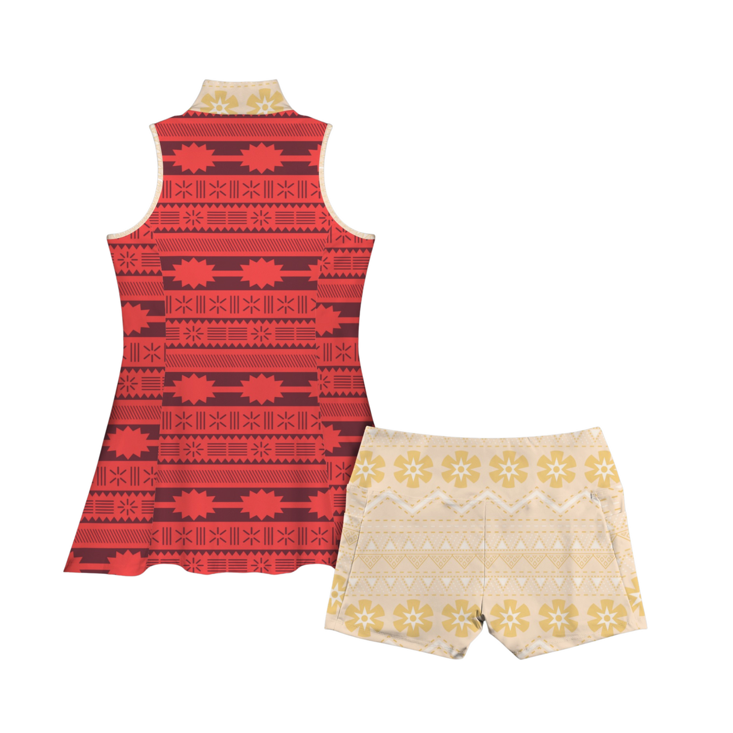 Moana Collared Active Dress