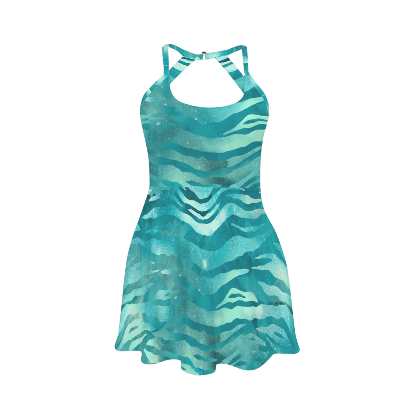 Na V Open Back Flare Skirt Active Dress