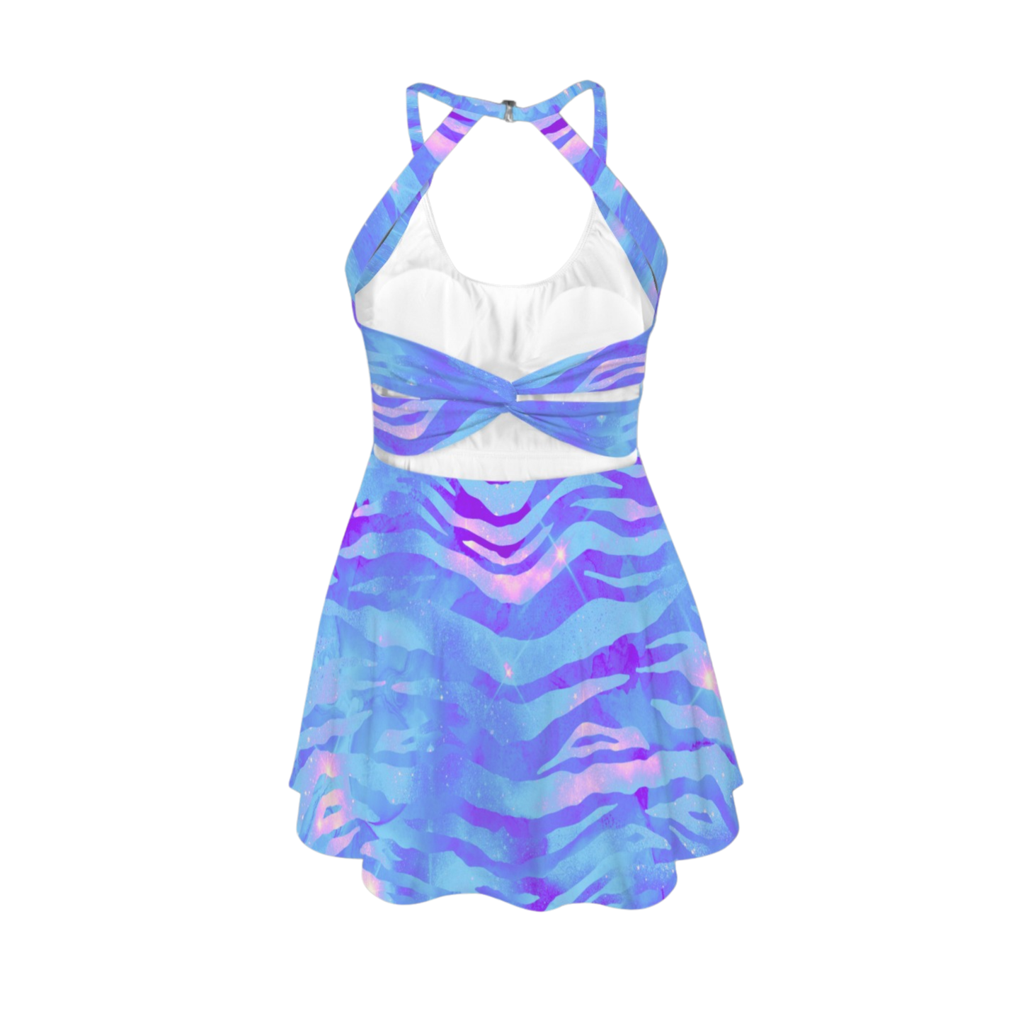Na V Open Back Flare Skirt Active Dress