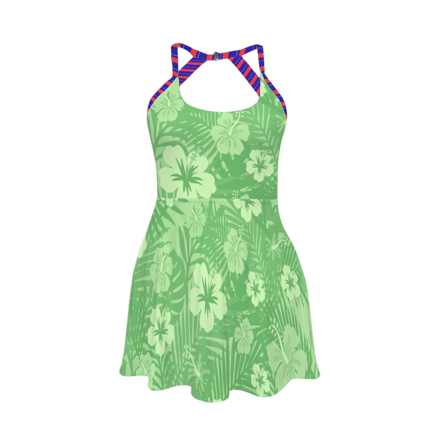 Nick Open Back Flare Skirt Active Dress