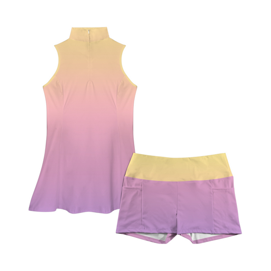 Queen A Ombre Collared Active Dress