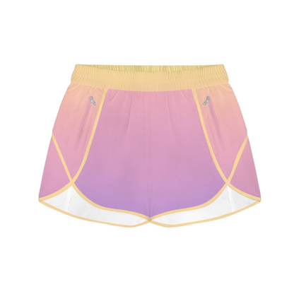 Queen A Ombre Running Shorts