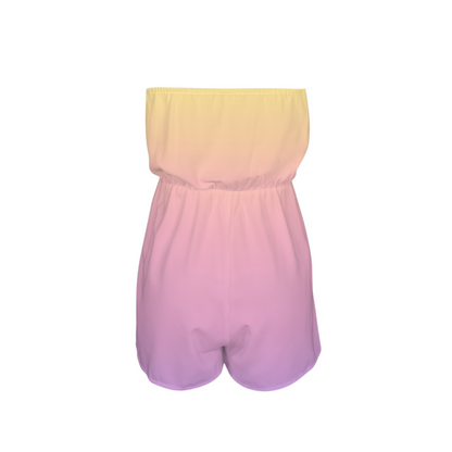 Queen A Ombre Strapless Romper