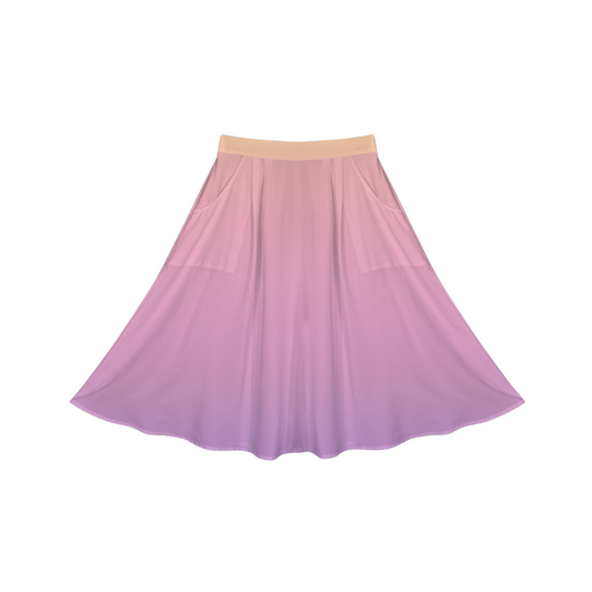 Queen A Ombre Midi Skirt