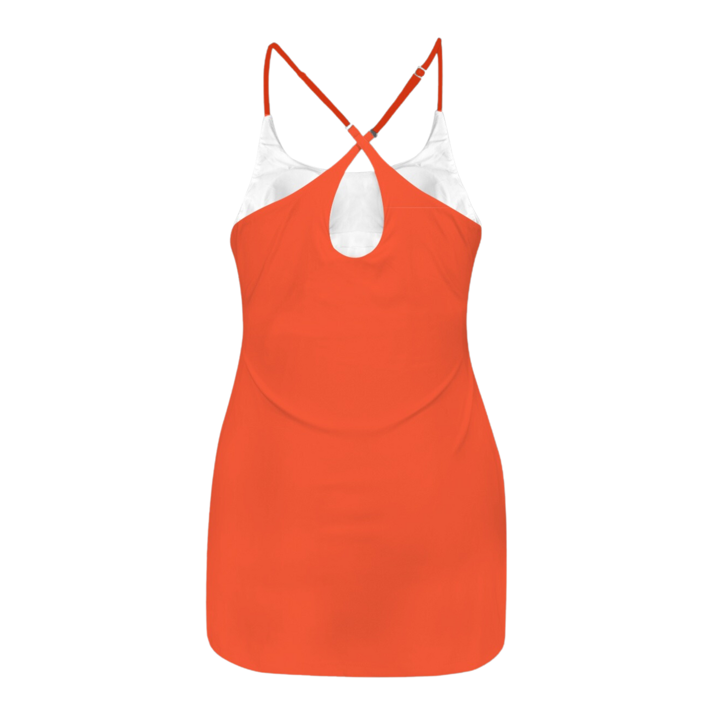 Panda Red Criss Cross Back Active Dress