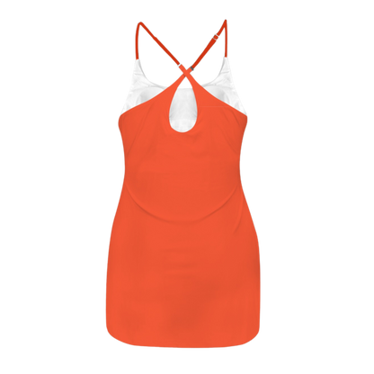 Panda Red Criss Cross Back Active Dress