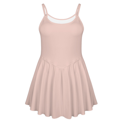 Lil Chef Paw Peach Pleat Skirt Active Dress