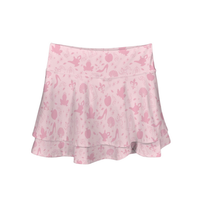 Princess Icons Ruffle Active Skort