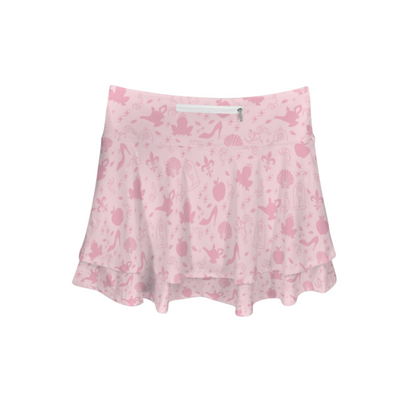 Princess Icons Ruffle Active Skort