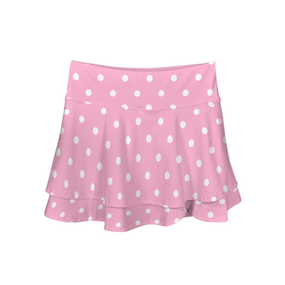 Minnie Dots Ruffle Active Skort