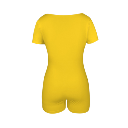 Pluto Yellow Onez Tee Active Romper