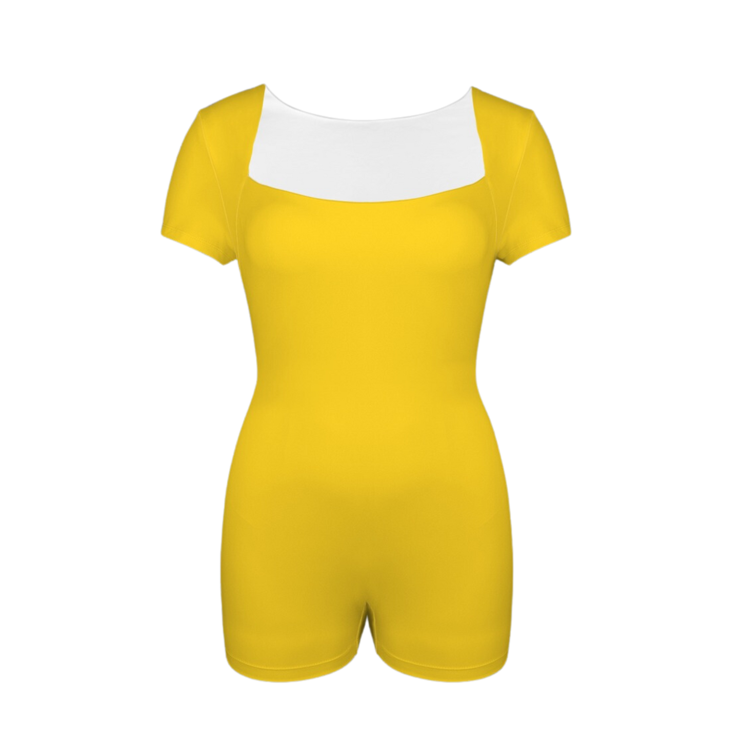 Pluto Yellow Onez Tee Active Romper