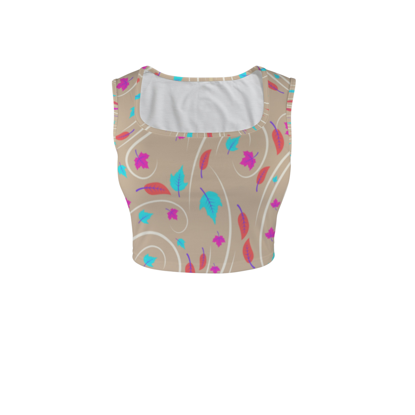 Pocahontas Square Neck Crop Top