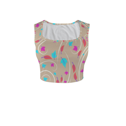 Pocahontas Square Neck Crop Top