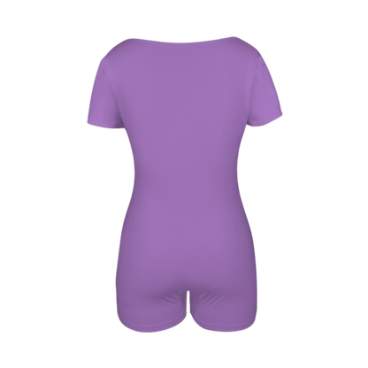 Wrong Potion Purple Onez Tee Active Romper