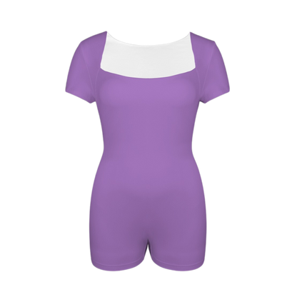 Wrong Potion Purple Onez Tee Active Romper