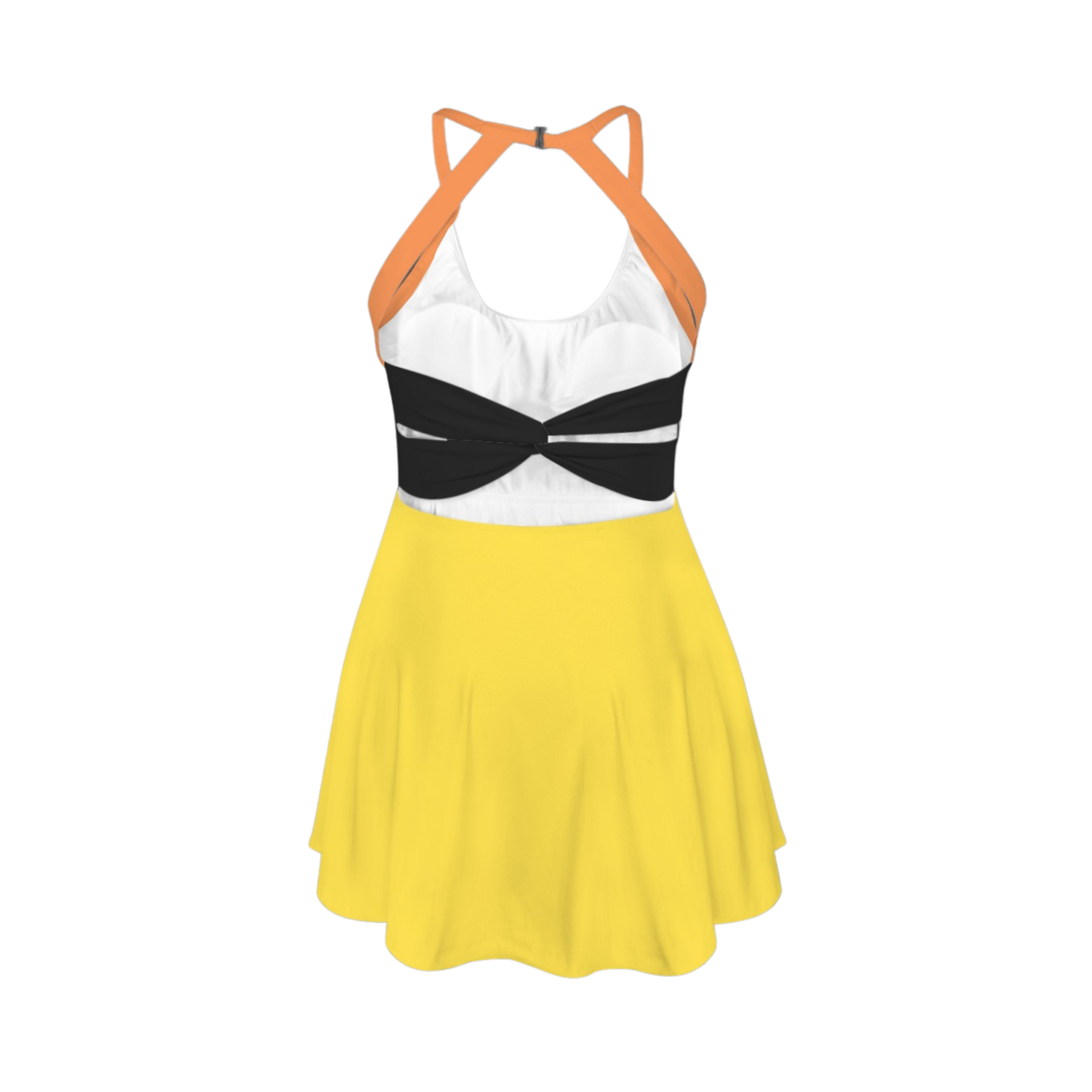 Power Singer Open Back Flare Skirt Active Dress
