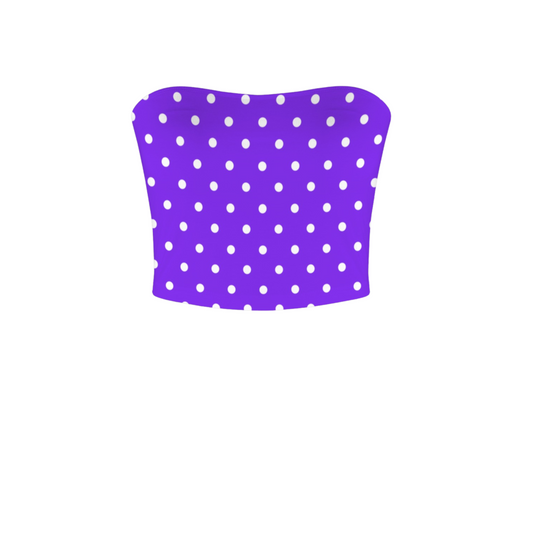 Minnie Dots Crop Tube Top