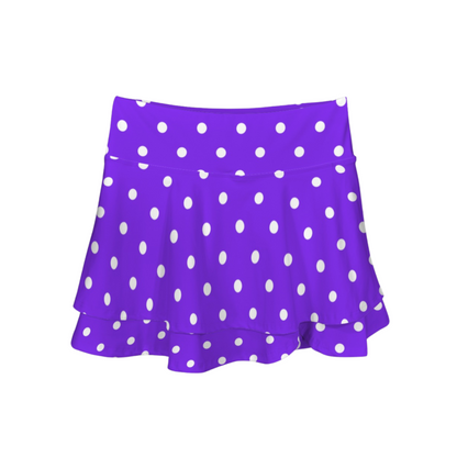 Minnie Dots Ruffle Active Skort