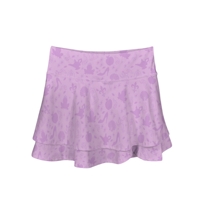 Princess Icons Ruffle Active Skort