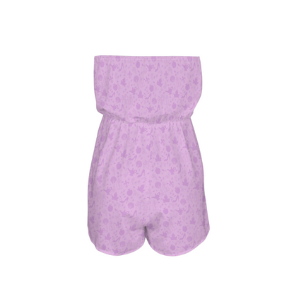 Princess Icons Strapless Romper
