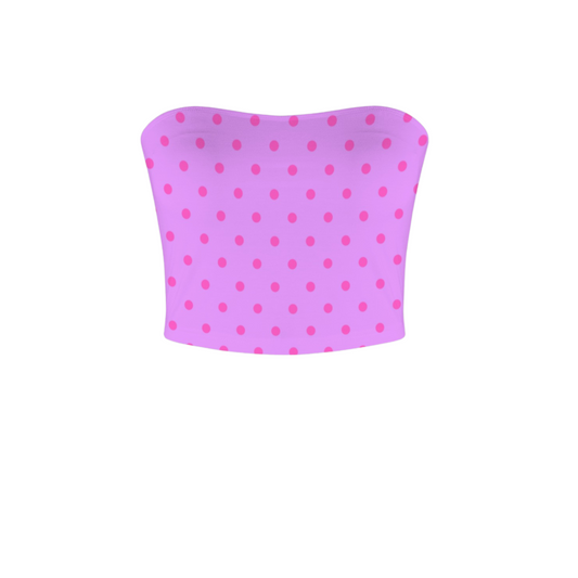 Minnie Dots Crop Tube Top