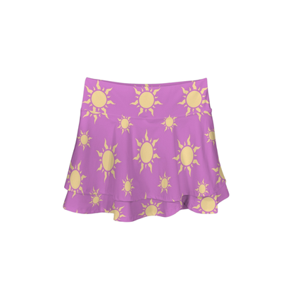 Best Day Ever Suns Ruffle Active Skort